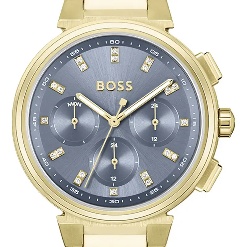 Hugo Boss Hera Light Blue Dial Ladies Watch- 1502677